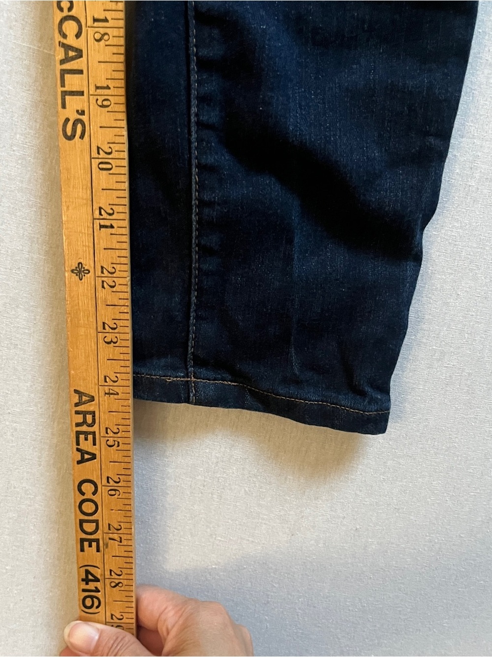 Aritzia Denim Forum The Lola High Rise Skinny Jeans Organic Cotton 27 - Picture 6 of 12